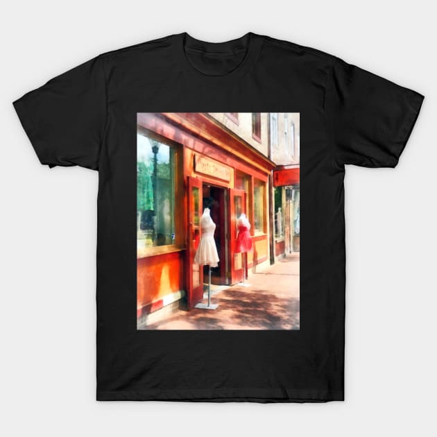 Baltimore MD - Dress Shop Fells Point T-Shirt by SusanSavad